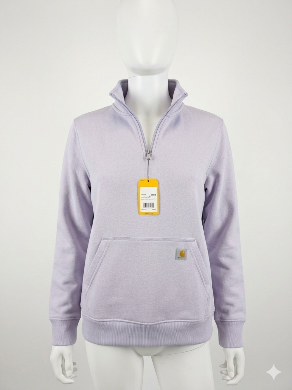 Carhartt Women’s Light Lavender Quarter-Zip Fleece Pullover